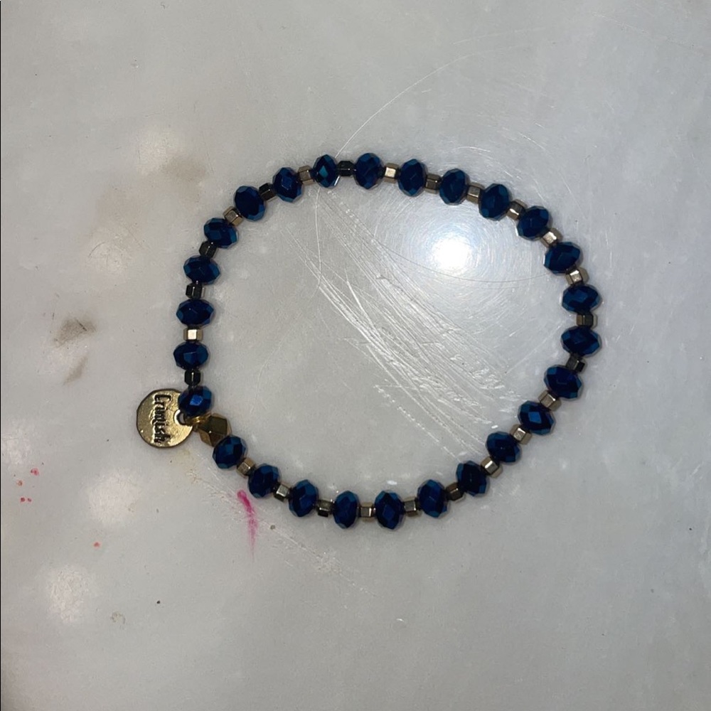 Erimish dark blue iridescent bracelet